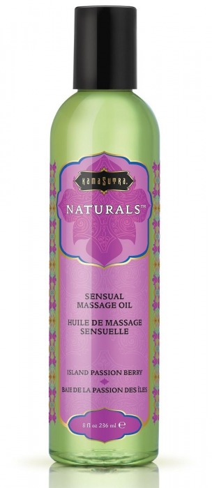 Массажное масло Naturals Island Passion Berry с ароматом тропических фруктов - 236 мл. - Kama Sutra - купить с доставкой в Батайске