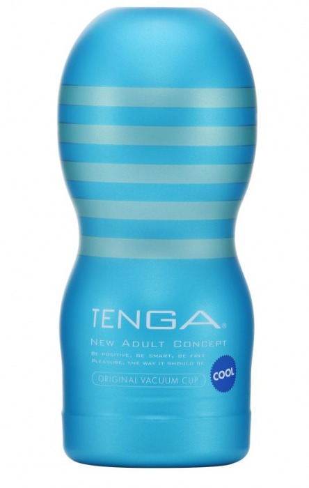 Мастурбатор с охлаждающей смазкой TENGA Original Vacuum Cup Cool - Tenga - в Батайске купить с доставкой