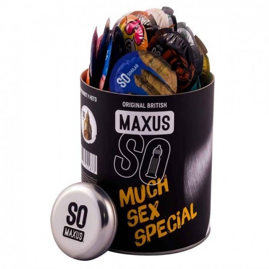 Текстурированные презервативы в кейсе MAXUS So Much Sex - 100 шт. - Maxus - купить с доставкой в Батайске