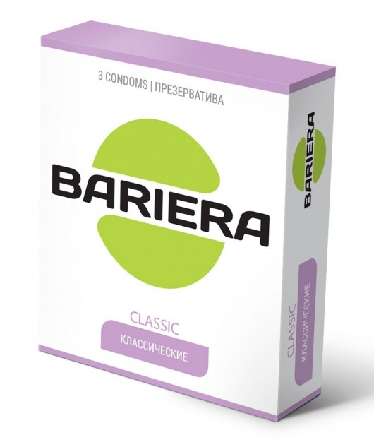 Классические презервативы Bariera Classic - 3 шт. - Bariera - купить с доставкой в Батайске