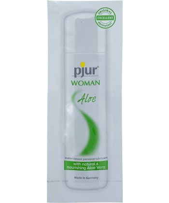 Лубрикант на водной основе pjur WOMAN Aloe - 2 мл. - Pjur - купить с доставкой в Батайске