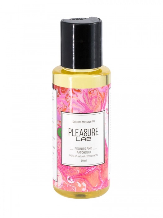 Массажное масло Pleasure Lab Delicate с ароматом пиона и пачули - 50 мл. - Pleasure Lab - купить с доставкой в Батайске