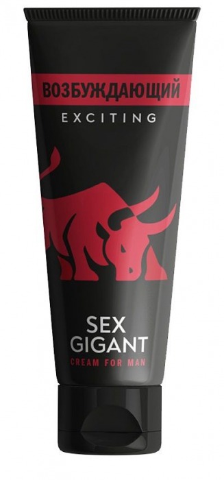 Возбуждающий крем для мужчин Sex Gigant - 80 мл. - Миагра - купить с доставкой в Батайске
