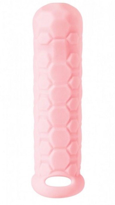 Розовый фаллоудлинитель Homme Long - 15,5 см. - Lola Games - в Батайске купить с доставкой