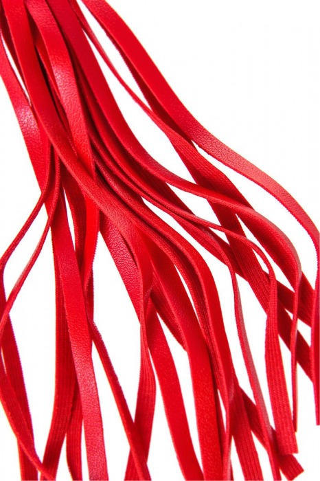 Красно-черный флоггер Anonymo - 28 см. - ToyFa - купить с доставкой в Батайске