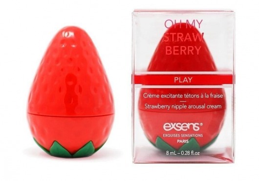 Крем для стимуляции сосков Oh My Strawberry - 8 мл. - Exsens - купить с доставкой в Батайске
