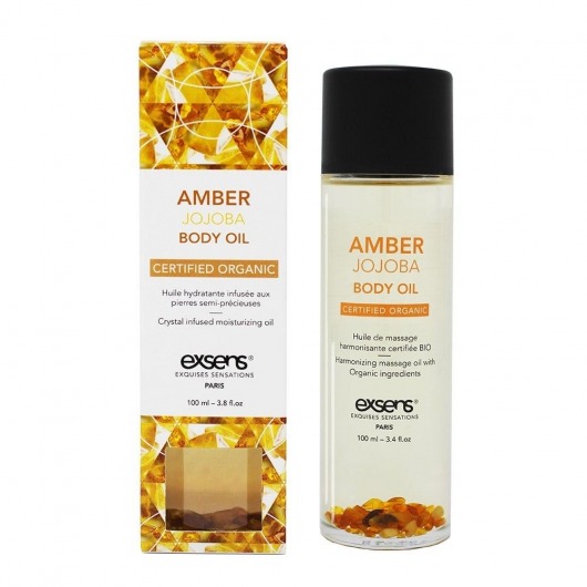 Органическое массажное масло AMBER JOJOBA - 100 мл. - Exsens - купить с доставкой в Батайске