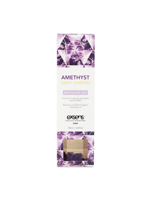 Органическое массажное масло AMETHYST SWEET ALMOND - 100 мл. - Exsens - купить с доставкой в Батайске