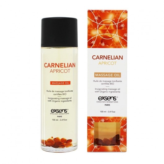 Органическое массажное масло CARNELIAN APRICOT - 100 мл. - Exsens - купить с доставкой в Батайске