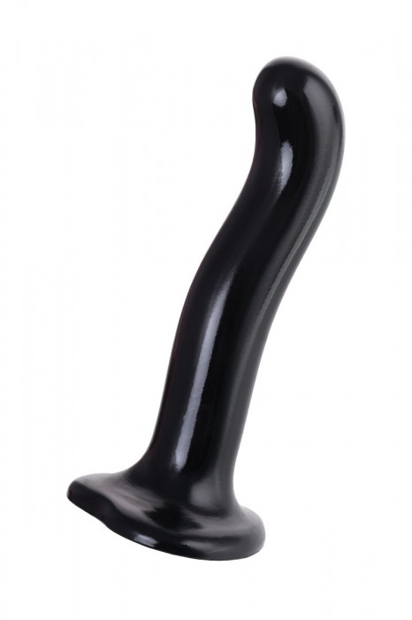 Черный стимулятор для пар P G-Spot Dildo Size L - 19 см. - Strap-on-me - в Батайске купить с доставкой