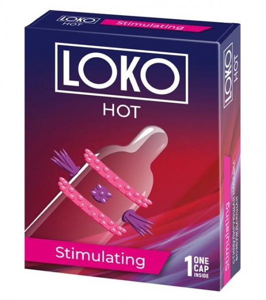 Стимулирующая насадка на пенис LOKO HOT с возбуждающим эффектом - Sitabella - в Батайске купить с доставкой