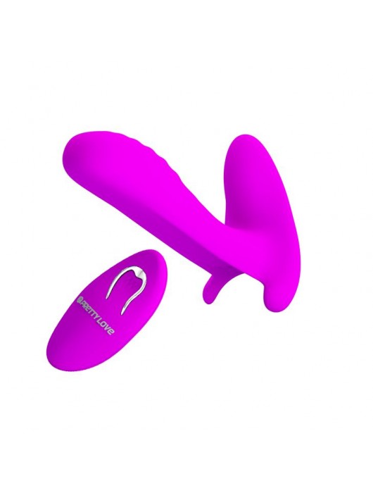Лиловый мультифункциональный вибратор Remote Control Massager - Baile