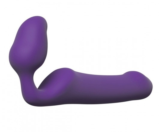 Фиолетовый безремневой страпон Queens L - Adrien Lastic - купить с доставкой в Батайске