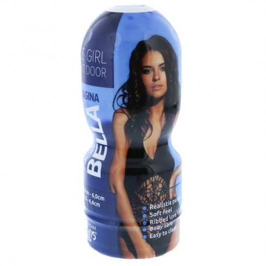 Телесный мастурбатор-вагина в тубе Bella - Dream Toys - в Батайске купить с доставкой