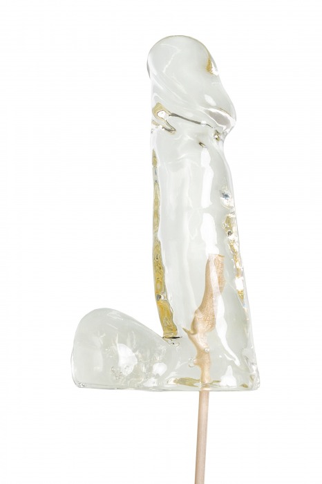 Прозрачный леденец в форме пениса со вкусом пина колада - Sosuчki - купить с доставкой в Батайске