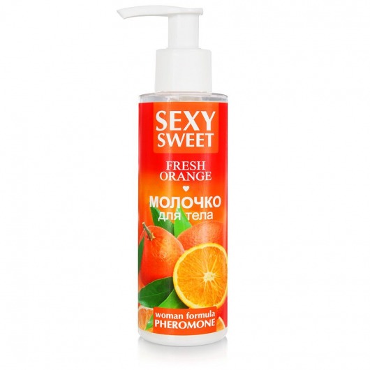 Молочко для тела с феромонами и ароматом апельсина Sexy Sweet Fresh Orange - 150 гр. -  - Магазин феромонов в Батайске
