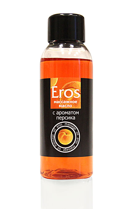 Массажное масло Eros exotic с ароматом персика - 50 мл. - Биоритм - купить с доставкой в Батайске