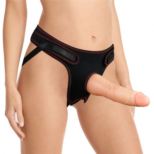 Женский страпон Easy Strapon Set 7.5 - 19 см. - Lovetoy - купить с доставкой в Батайске