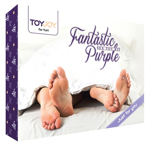 Эротический набор FANTASTIC PURPLE SEX TOY KIT - Toy Joy - купить с доставкой в Батайске