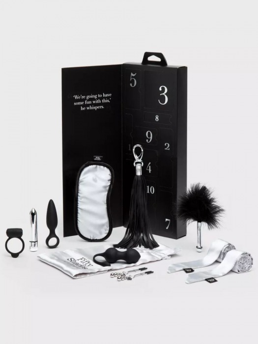 Эротический набор Pleasure Overload 10 Days of Play Gift Set - Fifty Shades of Grey - купить с доставкой в Батайске