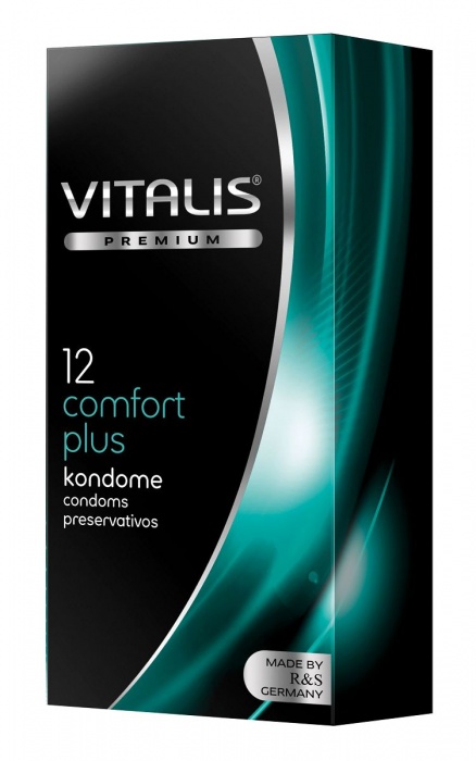 Контурные презервативы VITALIS PREMIUM comfort plus - 12 шт. - Vitalis - купить с доставкой в Батайске