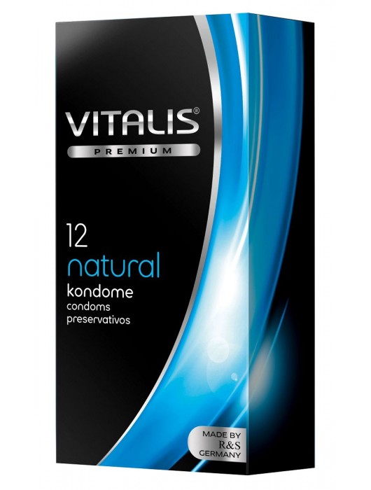 Классические презервативы VITALIS PREMIUM natural - 12 шт. - Vitalis - купить с доставкой в Батайске