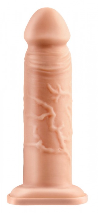 Телесный реалистичный фаллоимитатор с полостью Silicone Hollow Extension - 20 см. - Pipedream - купить с доставкой в Батайске