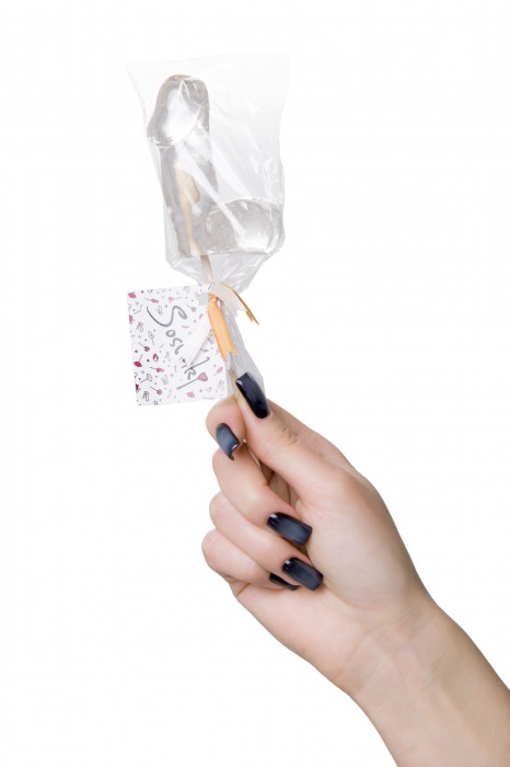 Прозрачный леденец в форме фаллоса со вкусом пина колады - Sosuчki - купить с доставкой в Батайске