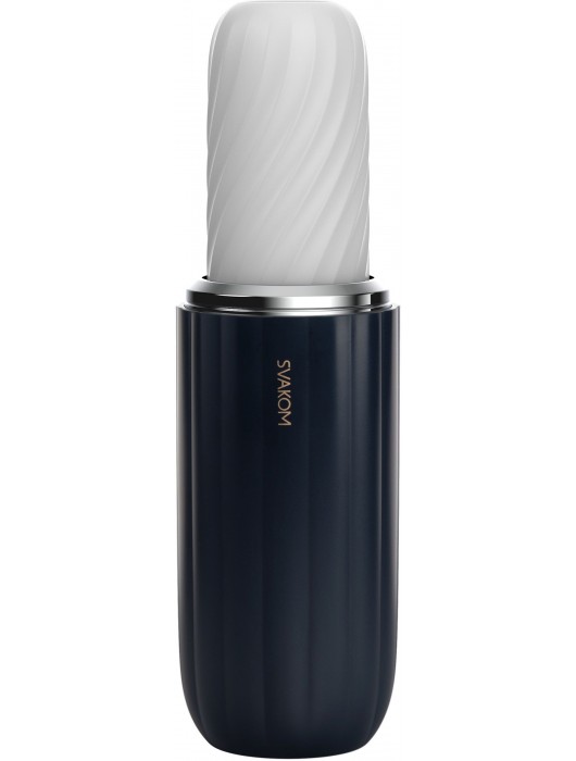 Черно-белый интерактивный мастурбатор Alex Neo 2 - Svakom - в Батайске купить с доставкой