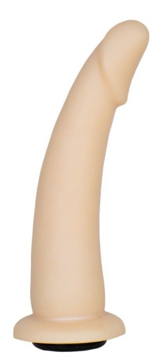 Телесная гладкая насадка-фаллоимитатор Harness - 17 см. - LOVETOY (А-Полимер) - купить с доставкой в Батайске