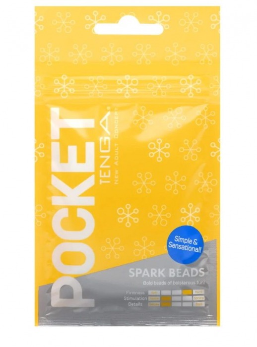 Карманный мастурбатор Spark Beads - Tenga - в Батайске купить с доставкой