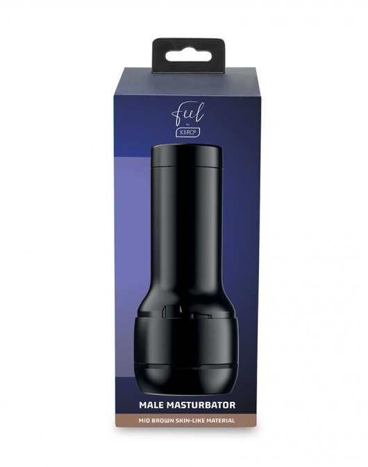 Коричневый мастурбатор-вагина Feel Stroker - Kiiroo - в Батайске купить с доставкой