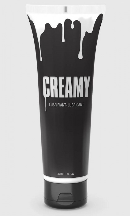 Смазка на водной основе Creamy с консистенцией спермы - 250 мл. - Strap-on-me - купить с доставкой в Батайске