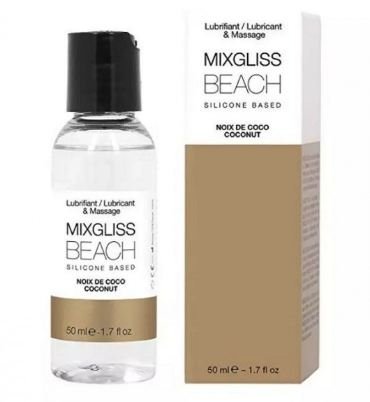 Смазка на силиконовой основе Mixgliss Beach - 50 мл. - Mixgliss - купить с доставкой в Батайске