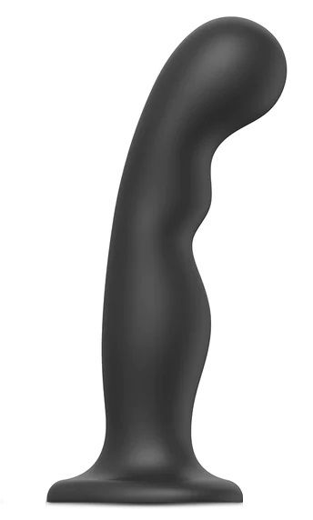 Черная насадка Strap-On-Me Dildo Plug P G size XXL - Strap-on-me - купить с доставкой в Батайске