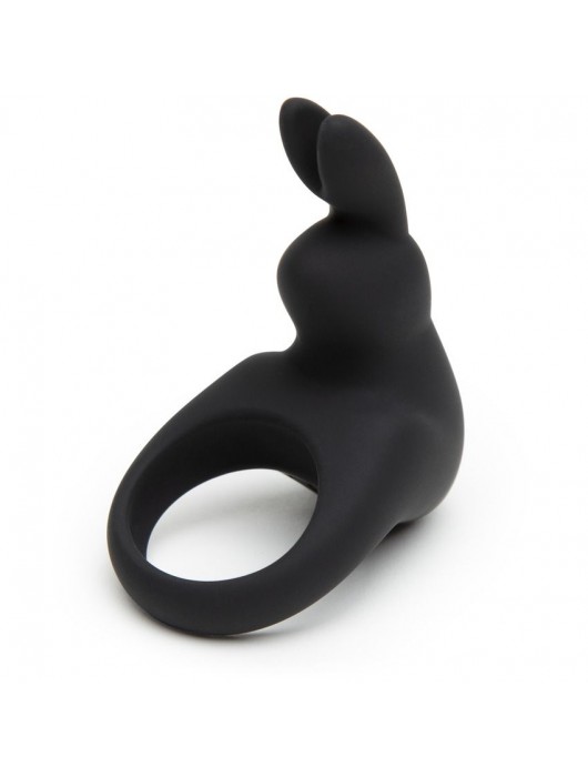 Черное эрекционное виброкольцо Happy Rabbit Rechargeable Rabbit Cock Ring - Happy Rabbit - в Батайске купить с доставкой
