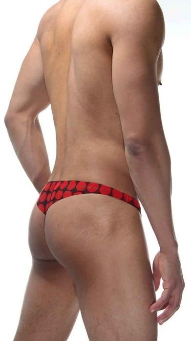 Мужские трусы-тонга в крупный горох - La Blinque купить с доставкой