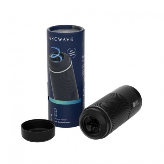 Черный мастурбатор с контролем всасывания Arcwave Pow Stroker - Arcwave - в Батайске купить с доставкой