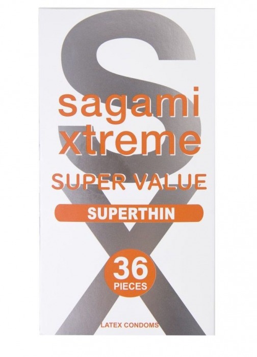 Ультратонкие презервативы Sagami Xtreme Superthin - 36 шт. - Sagami - купить с доставкой в Батайске
