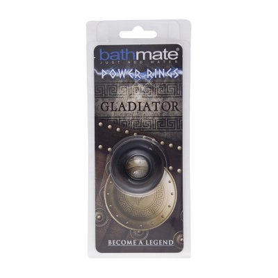 Чёрное эрекционное кольцо Gladiator - Bathmate - в Батайске купить с доставкой