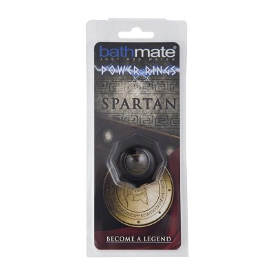 Чёрное эрекционное кольцо Spartan - Bathmate - в Батайске купить с доставкой