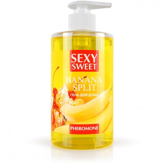 Гель для душа Sexy Sweet Banana Split с ароматом банана и феромонами - 430 мл. -  - Магазин феромонов в Батайске