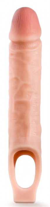 Телесная насадка на пенис 10 Inch Cock Sheath Extender - 25 см. - Blush Novelties - в Батайске купить с доставкой