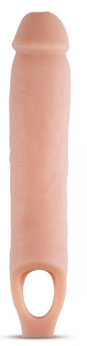 Телесная насадка на пенис 11.5 Inch Cock Sheath Penis Extender - 29,2 см. - Blush Novelties - в Батайске купить с доставкой