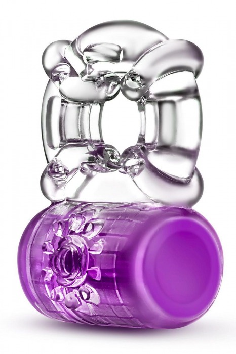 Фиолетовое эрекционное виброкольцо Pleaser Rechargeable C-Ring - Blush Novelties - в Батайске купить с доставкой