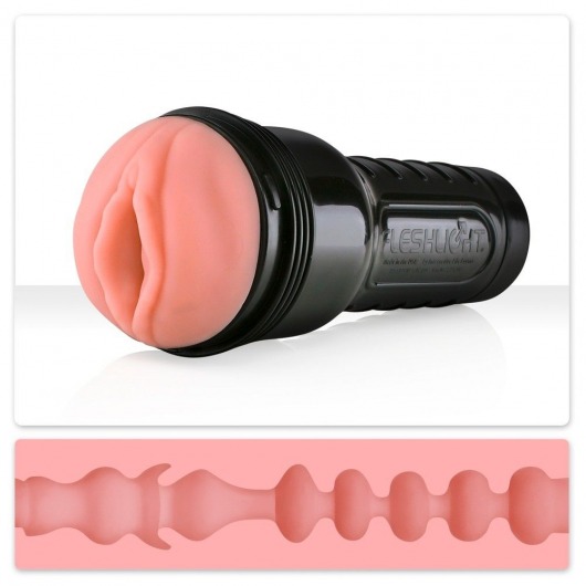 Мастурбатор-вагина Fleshlight - Pink Lady Mini-Lotus - Fleshlight - в Батайске купить с доставкой