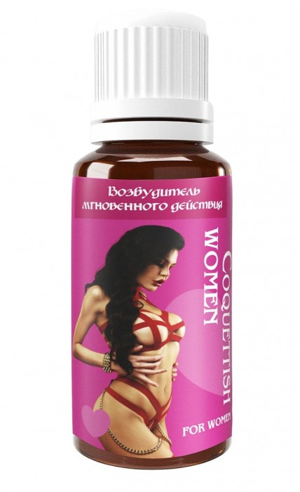 Возбудитель мгновенного действия Coquettish Women - 30 мл. - Миагра - купить с доставкой в Батайске