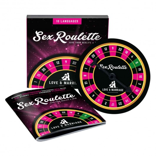 Настольная игра-рулетка Sex Roulette Love   Marriage - Tease&Please - купить с доставкой в Батайске
