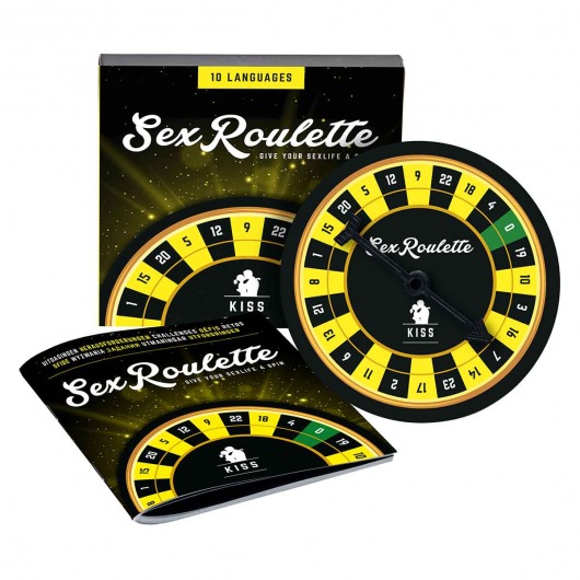 Настольная игра-рулетка Sex Roulette Kiss - Tease&Please - купить с доставкой в Батайске