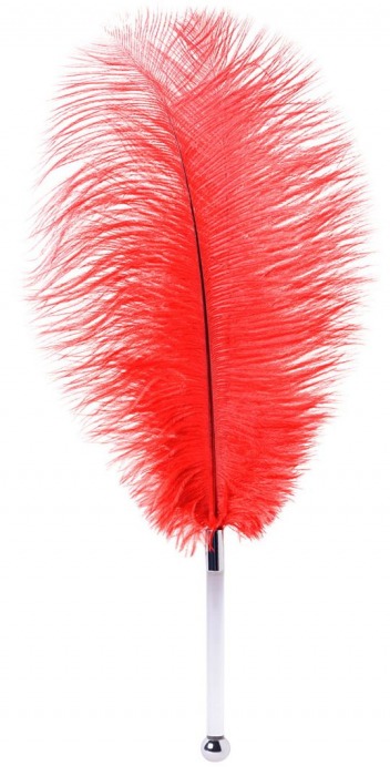 Красное страусовое пёрышко - ToyFa - купить с доставкой в Батайске